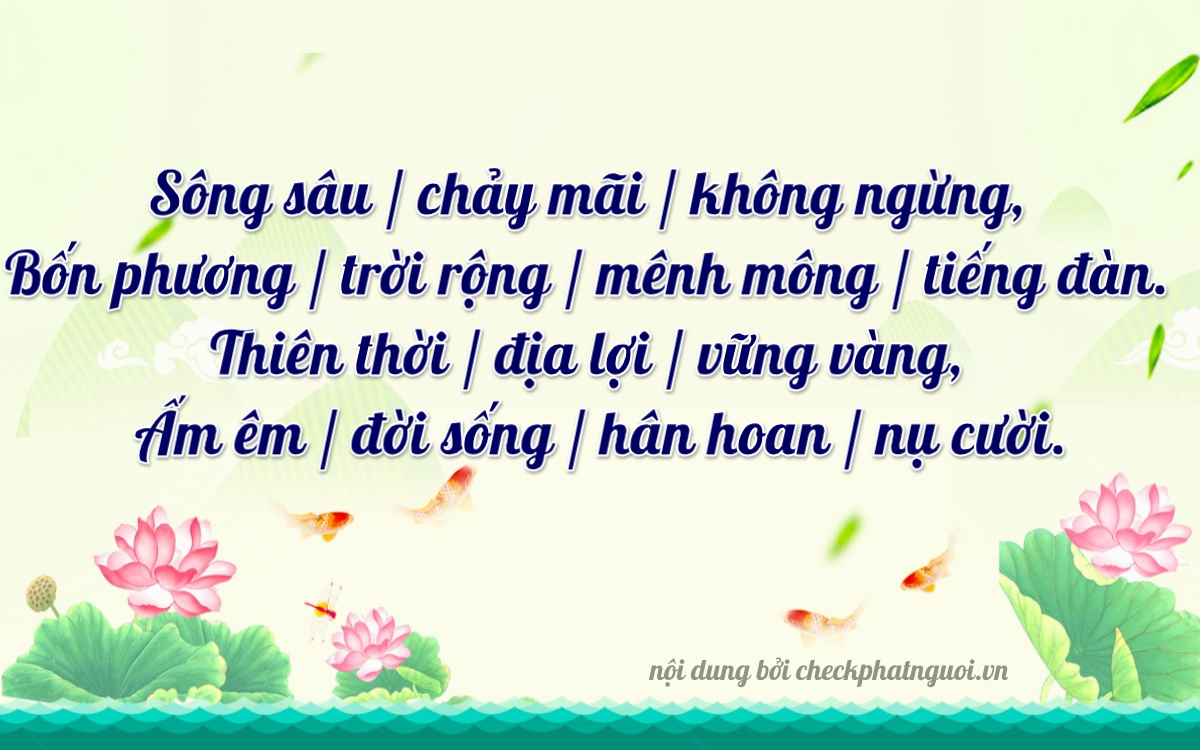 Bài thơ ý nghĩa cho <b>biển số 86AL-04334</b> tại website checkphatnguoi.vn