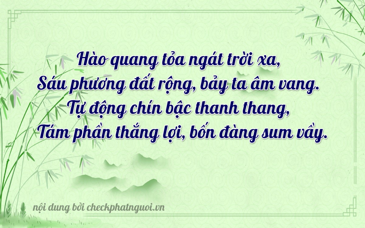 Bài thơ ý nghĩa cho <b>biển số 86B1-68784</b> tại website checkphatnguoi.vn