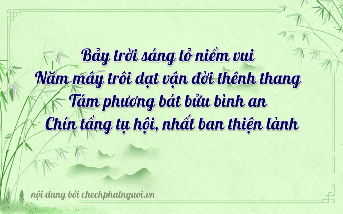 Bài thơ ý nghĩa cho <b>biển số 86B2-75891</b> tại website checkphatnguoi.vn