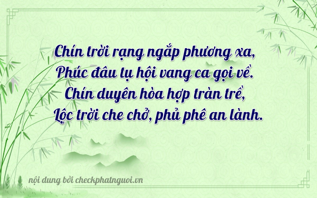 Bài thơ ý nghĩa cho <b>biển số 86B3-99996</b> tại website checkphatnguoi.vn