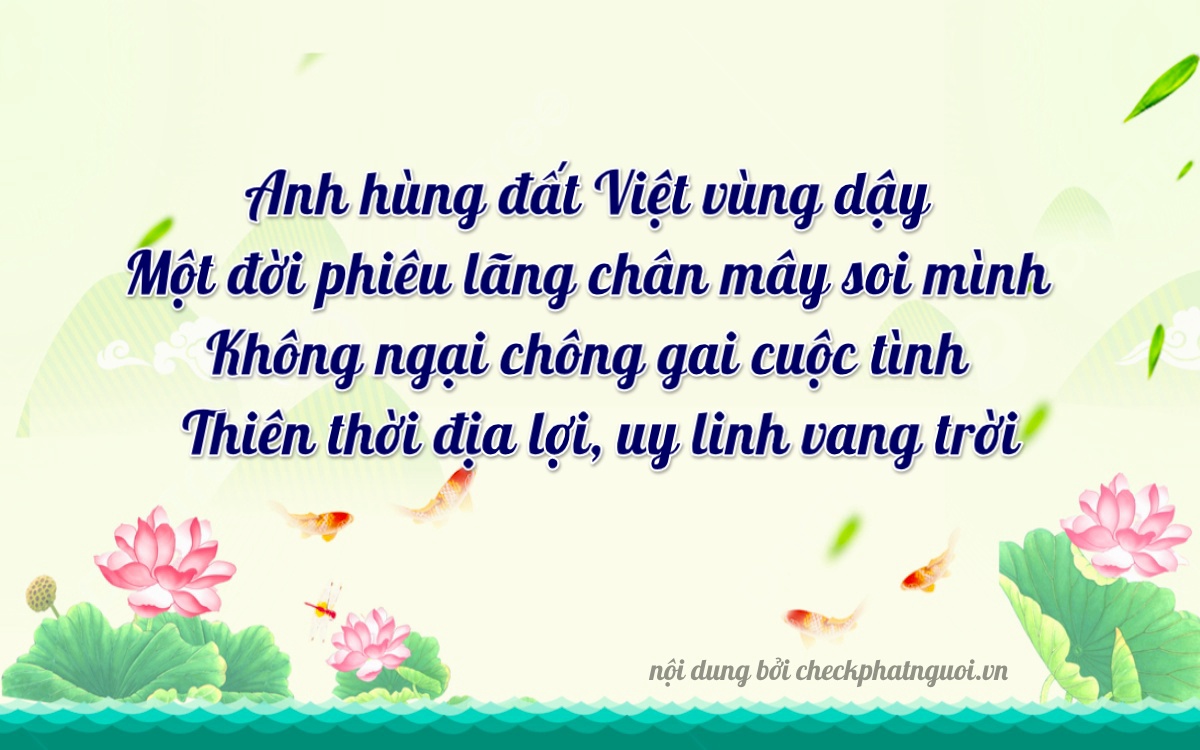 Bài thơ ý nghĩa cho <b>biển số 86B4-21105</b> tại website checkphatnguoi.vn