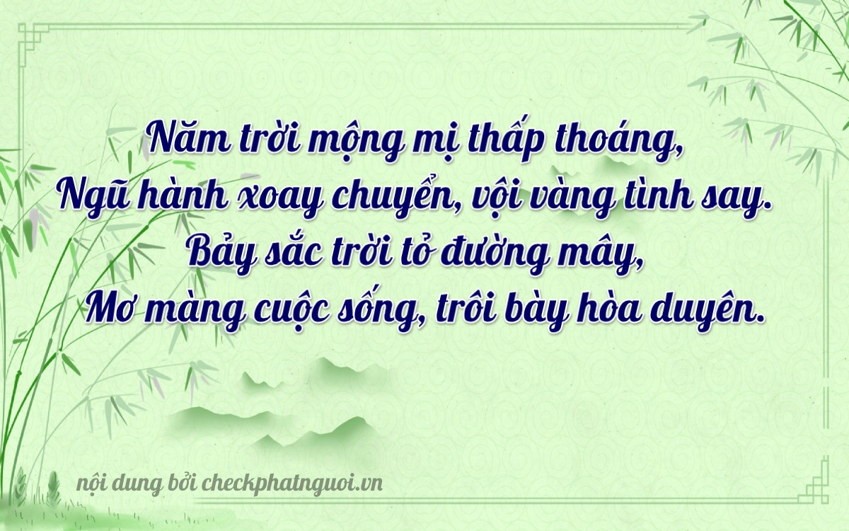 Bài thơ ý nghĩa cho <b>biển số 86B4-55907</b> tại website checkphatnguoi.vn