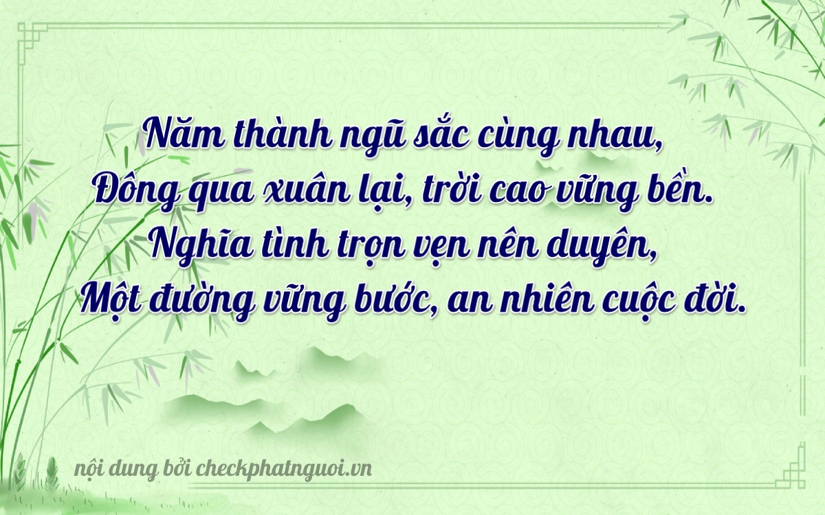 Bài thơ ý nghĩa cho <b>biển số 86B6-51131</b> tại website checkphatnguoi.vn