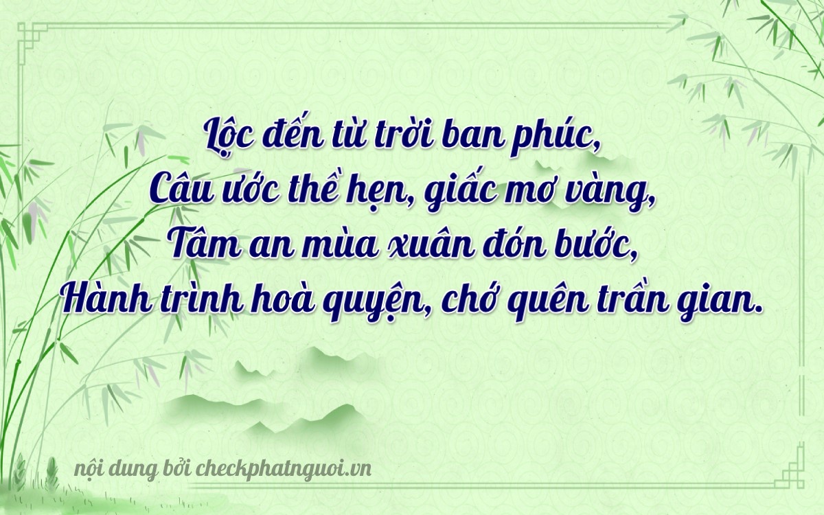 Bài thơ ý nghĩa cho <b>biển số 86B8-65563</b> tại website checkphatnguoi.vn