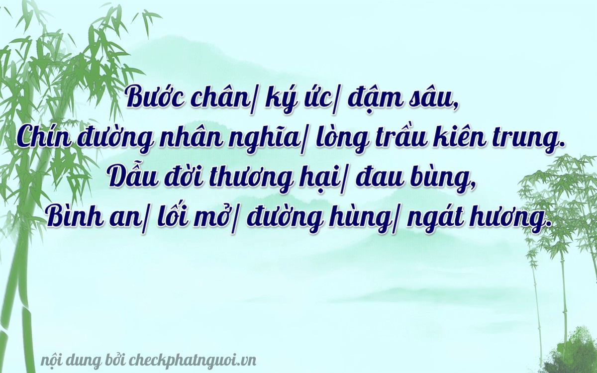 Bài thơ ý nghĩa cho <b>biển số 86C-09784</b> tại website checkphatnguoi.vn
