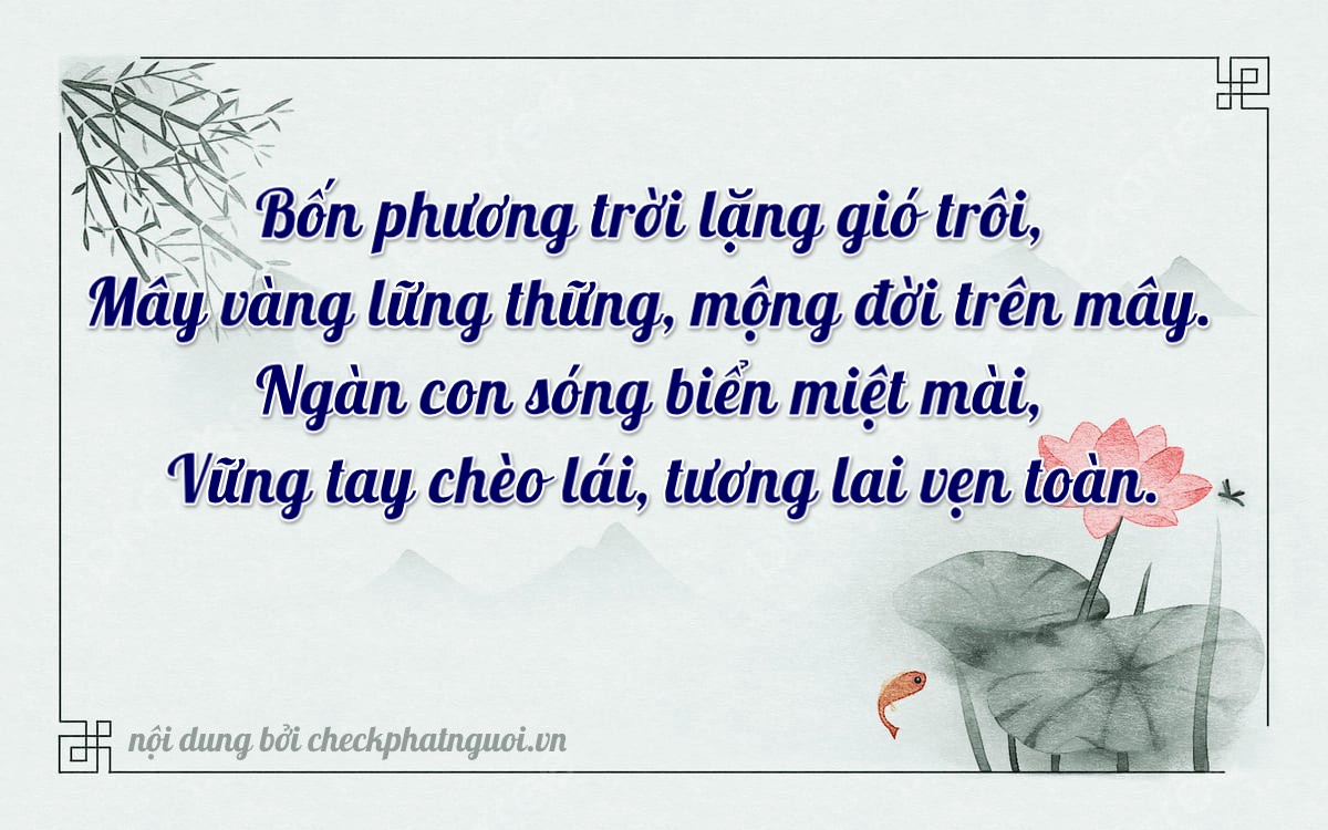 Bài thơ ý nghĩa cho <b>biển số 86C2-84024</b> tại website checkphatnguoi.vn