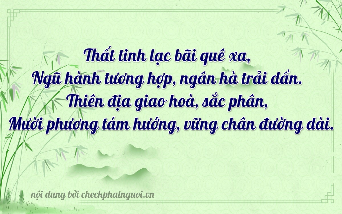 Bài thơ ý nghĩa cho <b>biển số 86C-85710</b> tại website checkphatnguoi.vn