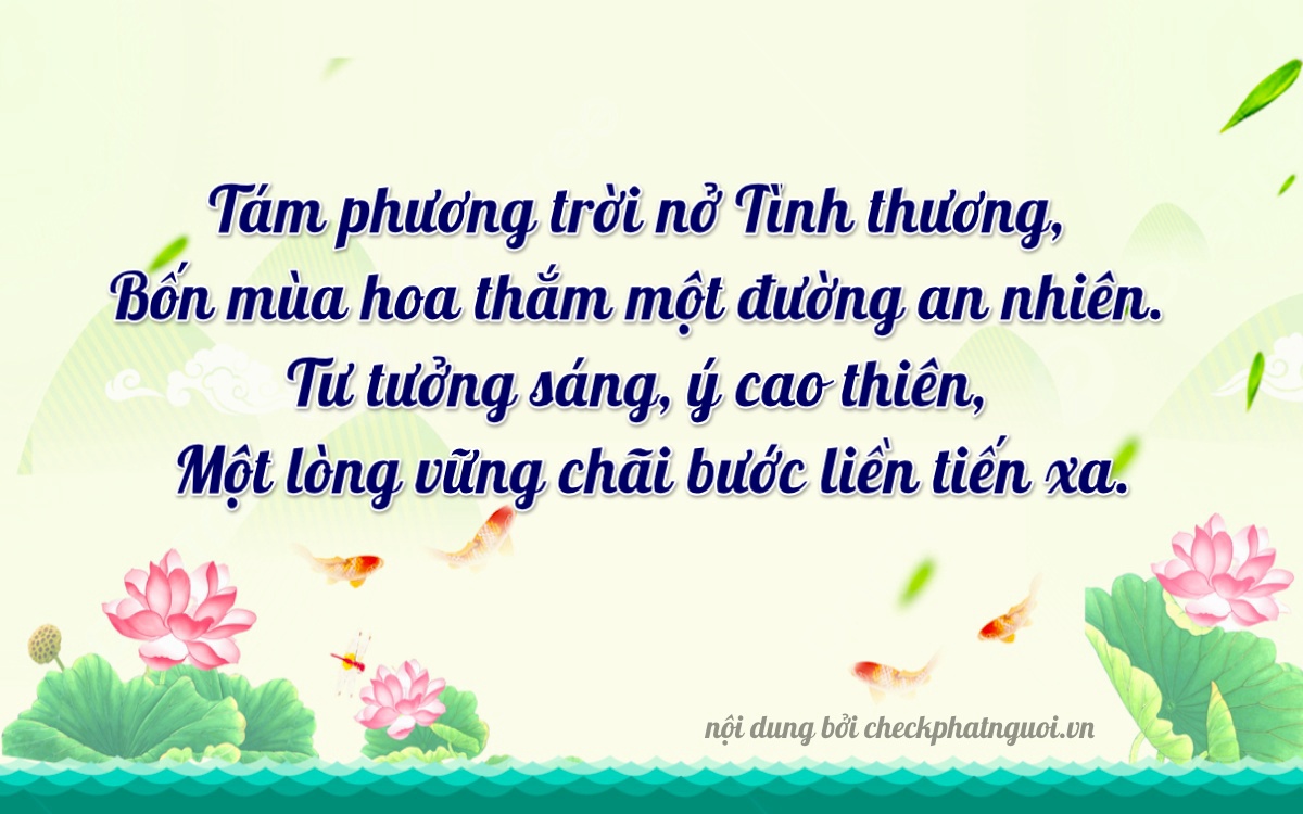 Bài thơ ý nghĩa cho <b>biển số 88416</b> tại website checkphatnguoi.vn