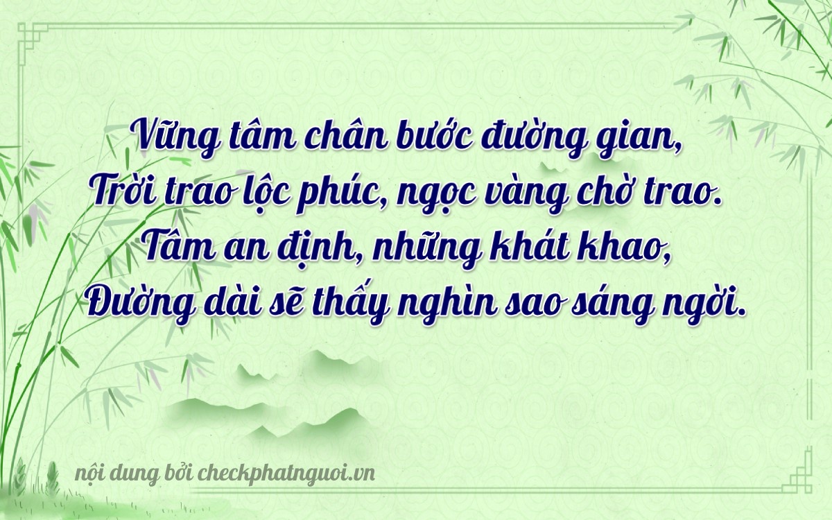 Bài thơ ý nghĩa cho <b>biển số 8885</b> tại website checkphatnguoi.vn