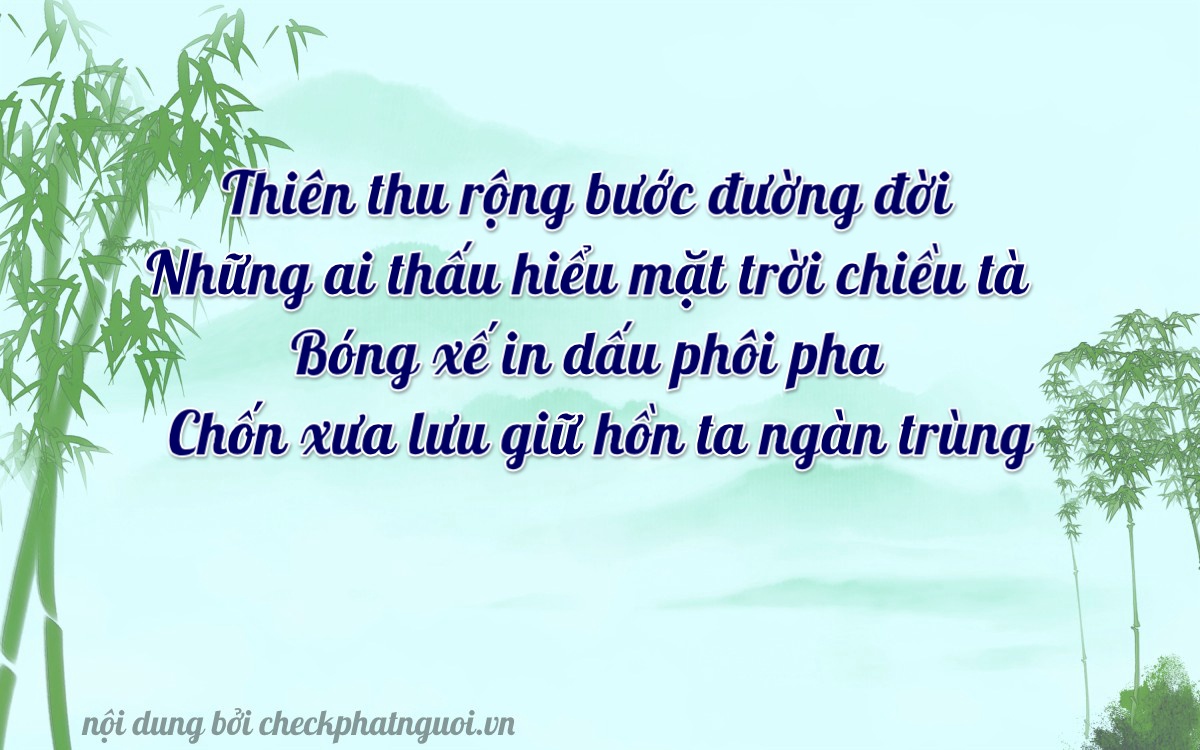 Bài thơ ý nghĩa cho <b>biển số 88A-02003</b> tại website checkphatnguoi.vn