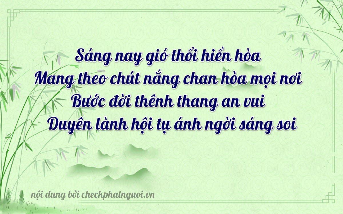Bài thơ ý nghĩa cho <b>biển số 88A-06329</b> tại website checkphatnguoi.vn