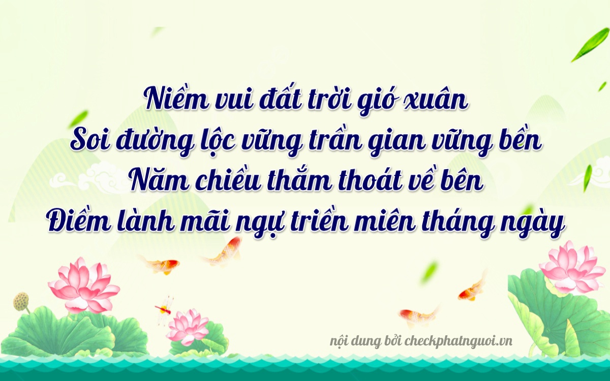 Bài thơ ý nghĩa cho <b>biển số 88A-07925</b> tại website checkphatnguoi.vn