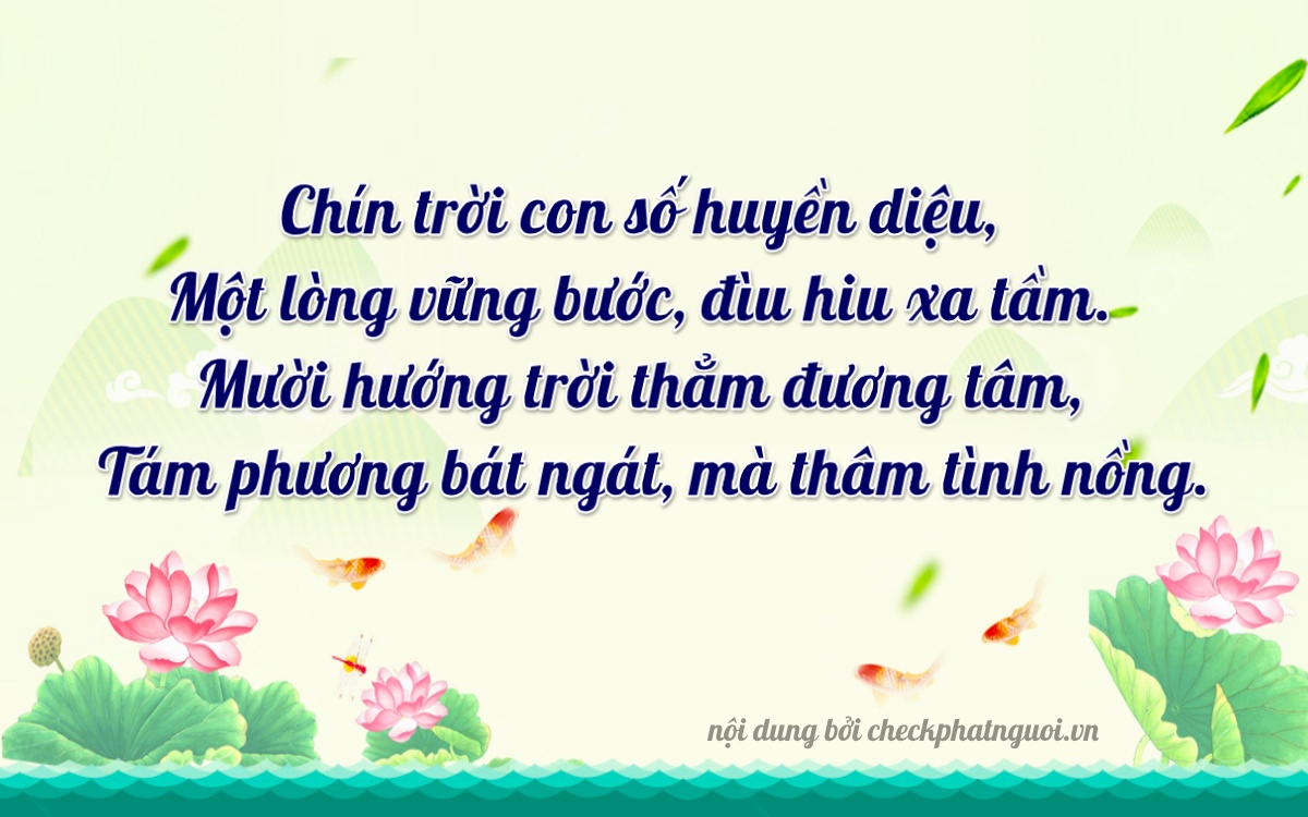 Bài thơ ý nghĩa cho <b>biển số 88A-19118</b> tại website checkphatnguoi.vn