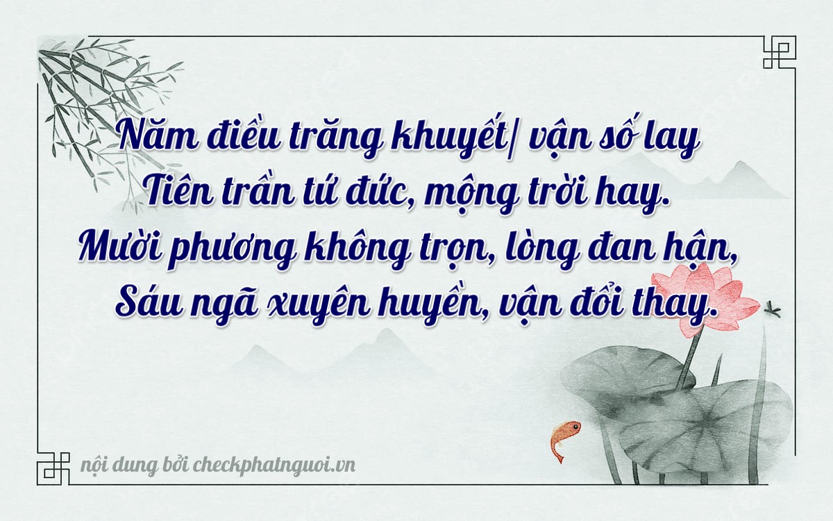 Bài thơ ý nghĩa cho <b>biển số 88A-20167</b> tại website checkphatnguoi.vn