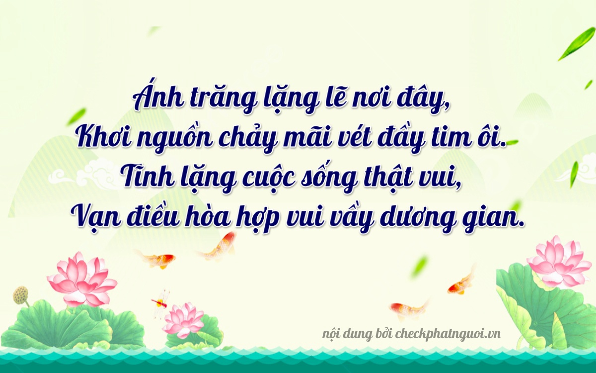 Bài thơ ý nghĩa cho <b>biển số 88A-21576</b> tại website checkphatnguoi.vn