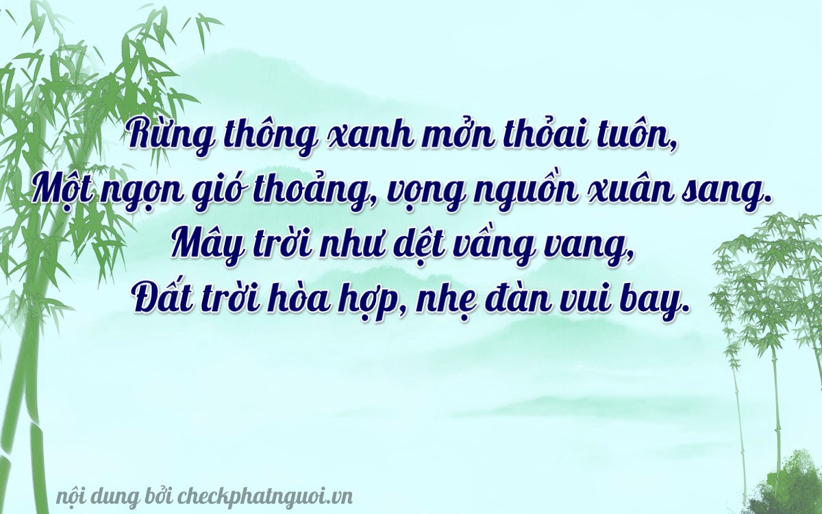 Bài thơ ý nghĩa cho <b>biển số 88A-22026</b> tại website checkphatnguoi.vn