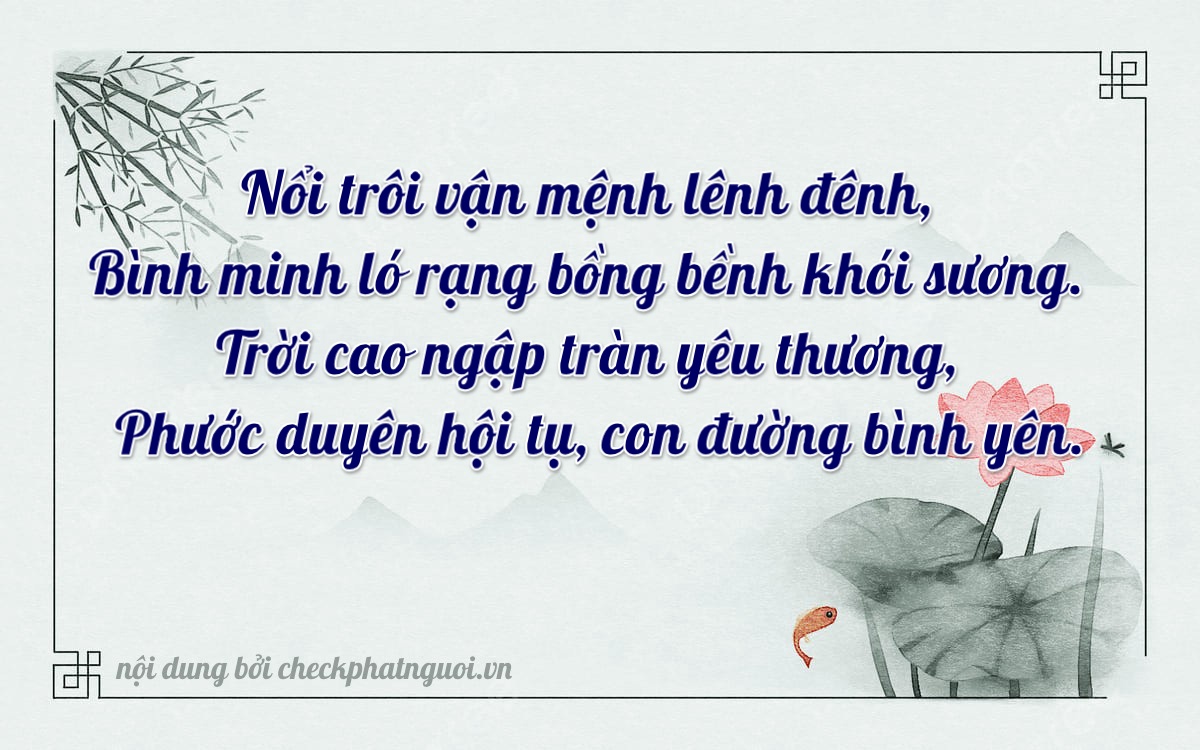 Bài thơ ý nghĩa cho <b>biển số 88A-22738</b> tại website checkphatnguoi.vn