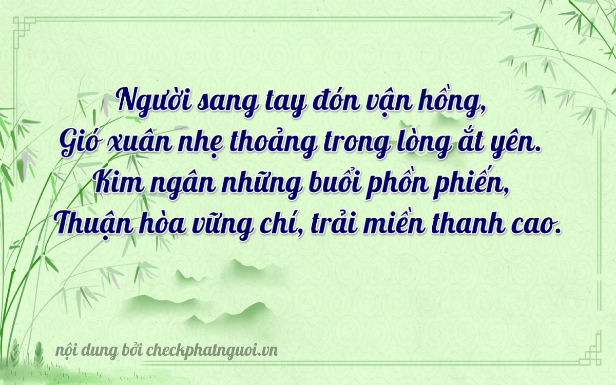 Bài thơ ý nghĩa cho <b>biển số 88A-25321</b> tại website checkphatnguoi.vn