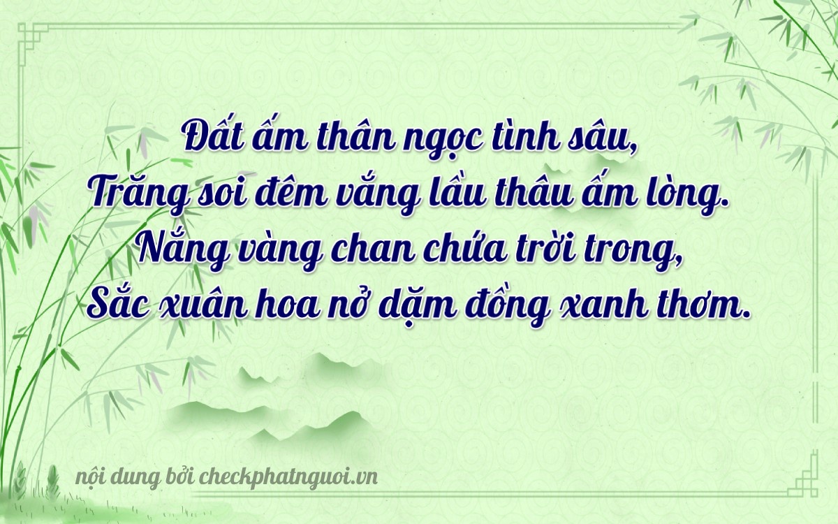 Bài thơ ý nghĩa cho <b>biển số 88A-28176</b> tại website checkphatnguoi.vn