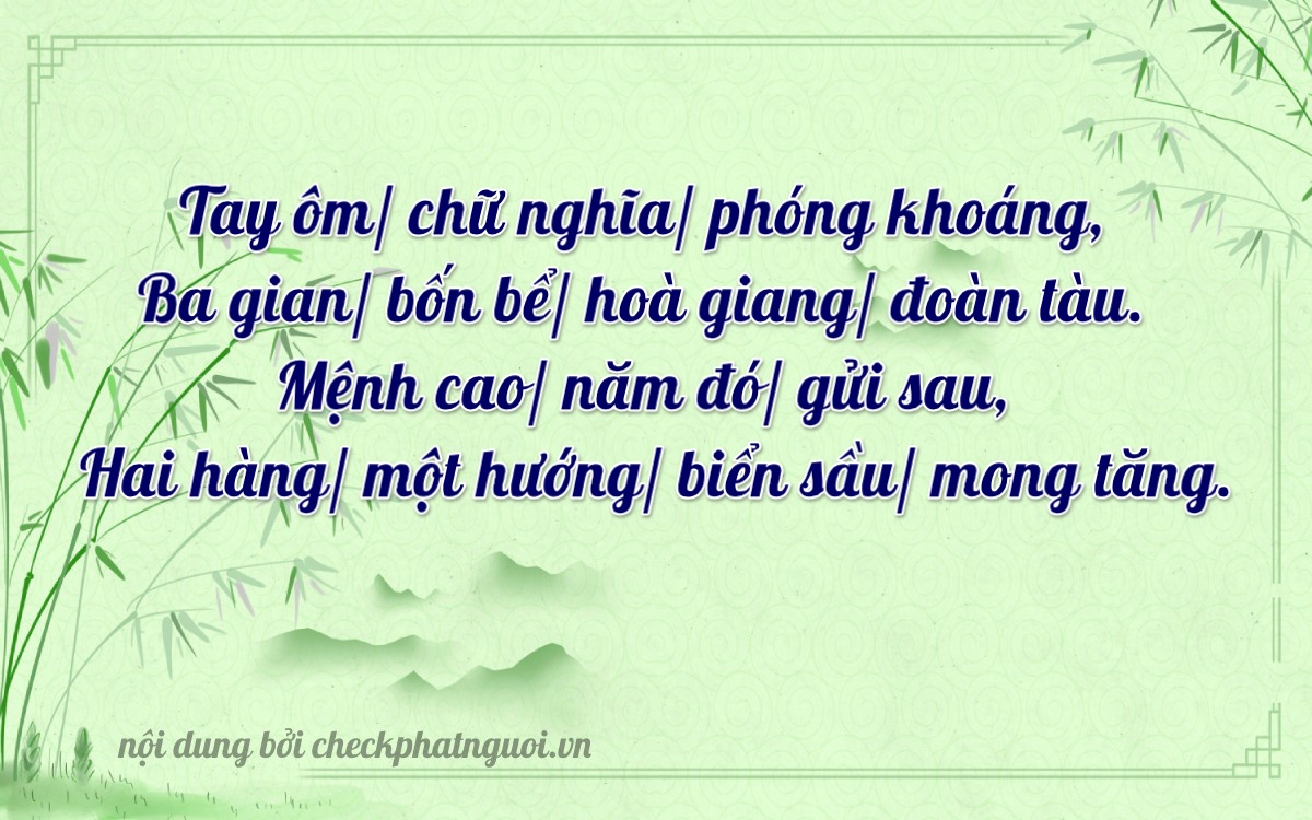 Bài thơ ý nghĩa cho <b>biển số 88A-31522</b> tại website checkphatnguoi.vn