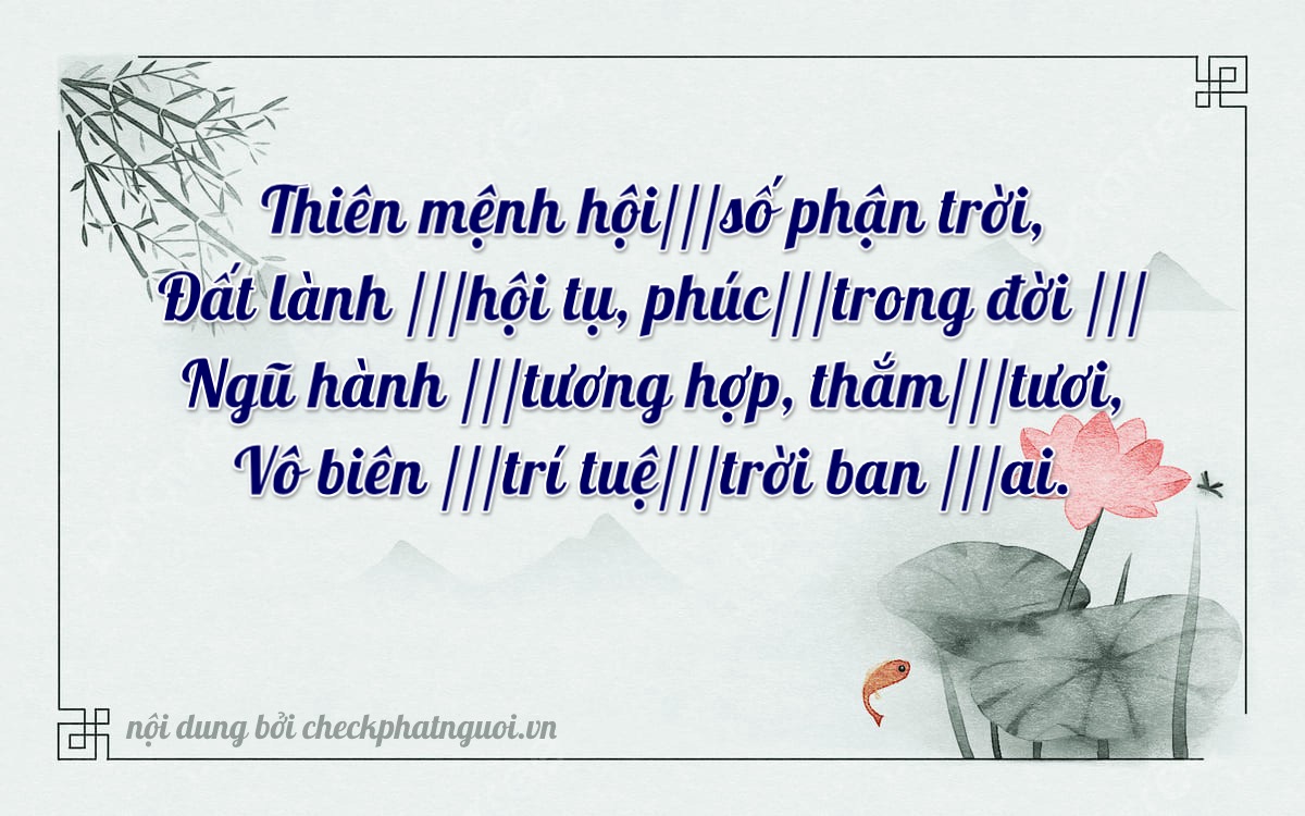 Bài thơ ý nghĩa cho <b>biển số 88A-32111</b> tại website checkphatnguoi.vn