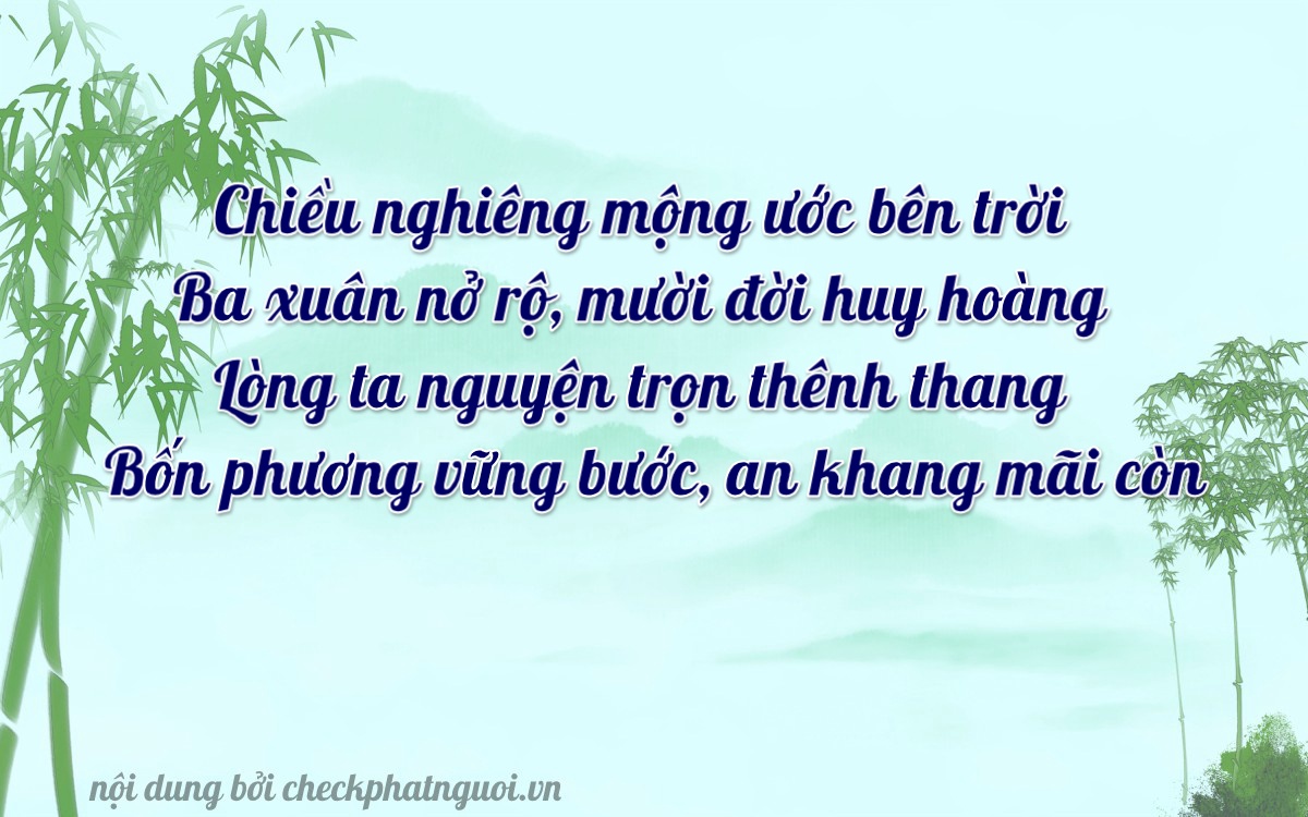 Bài thơ ý nghĩa cho <b>biển số 88A-38534</b> tại website checkphatnguoi.vn
