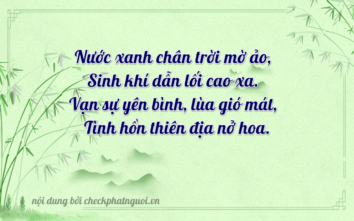 Bài thơ ý nghĩa cho <b>biển số 88A-39748</b> tại website checkphatnguoi.vn