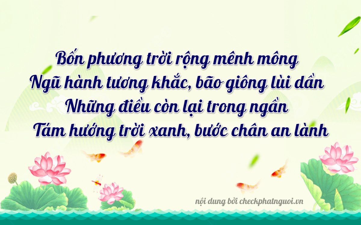 Bài thơ ý nghĩa cho <b>biển số 88A-49988</b> tại website checkphatnguoi.vn