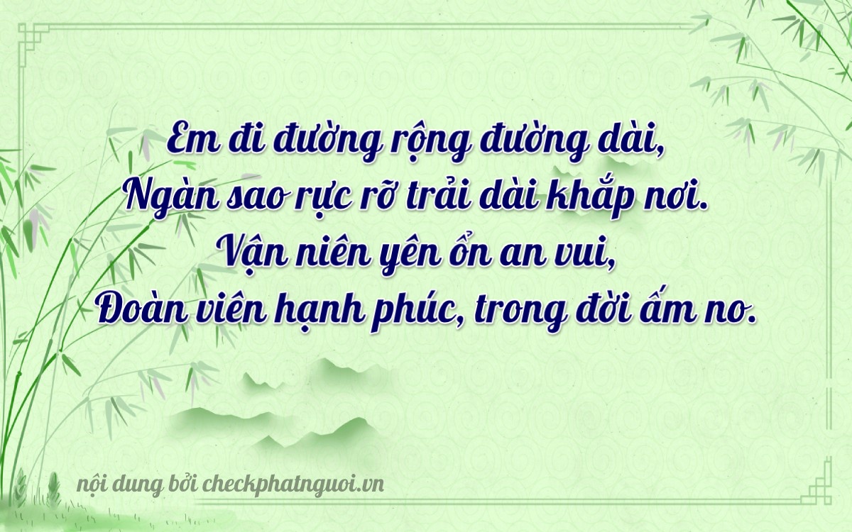 Bài thơ ý nghĩa cho <b>biển số 88A-51010</b> tại website checkphatnguoi.vn