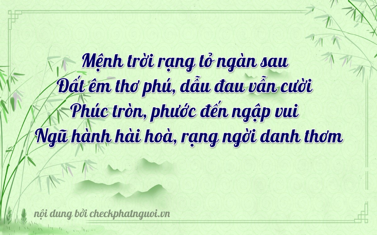 Bài thơ ý nghĩa cho <b>biển số 88A-56902</b> tại website checkphatnguoi.vn