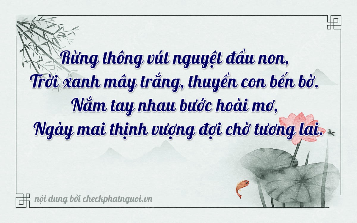 Bài thơ ý nghĩa cho <b>biển số 88A-58011</b> tại website checkphatnguoi.vn