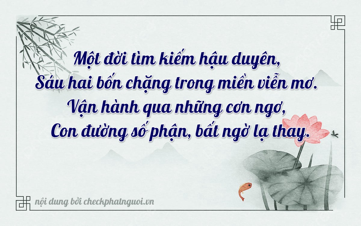 Bài thơ ý nghĩa cho <b>biển số 88A-68224</b> tại website checkphatnguoi.vn