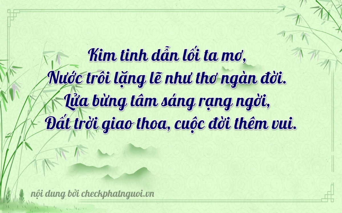 Bài thơ ý nghĩa cho <b>biển số 88A-72387</b> tại website checkphatnguoi.vn