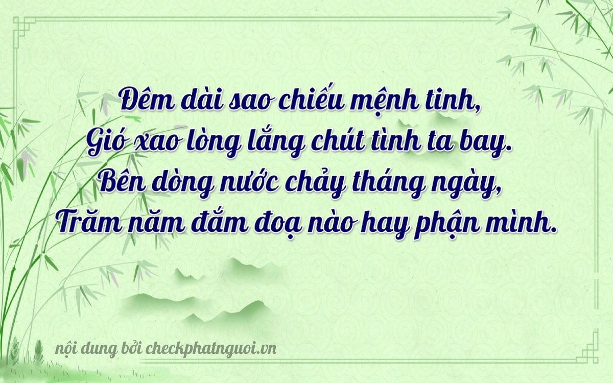 Bài thơ ý nghĩa cho <b>biển số 88A-72521</b> tại website checkphatnguoi.vn