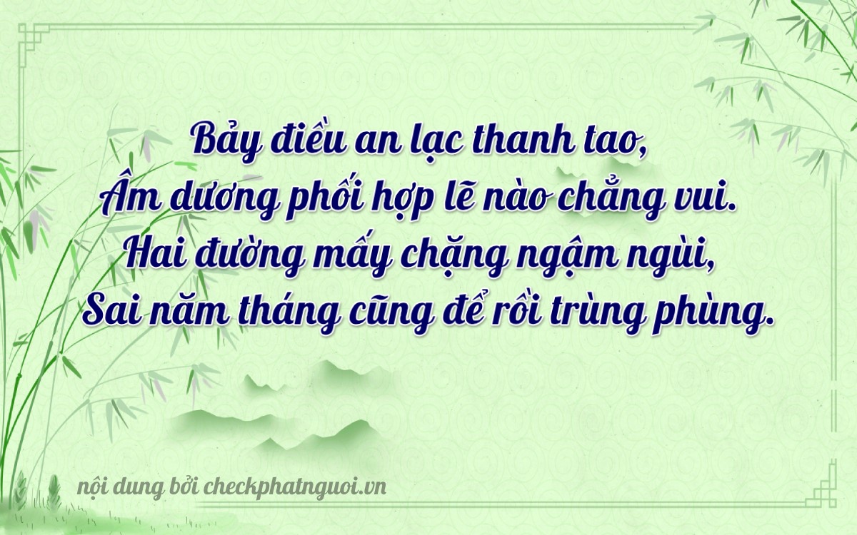 Bài thơ ý nghĩa cho <b>biển số 88A-72660</b> tại website checkphatnguoi.vn