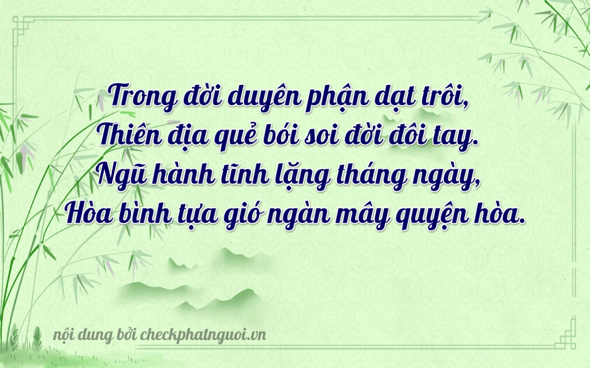 Bài thơ ý nghĩa cho <b>biển số 88A-73010</b> tại website checkphatnguoi.vn