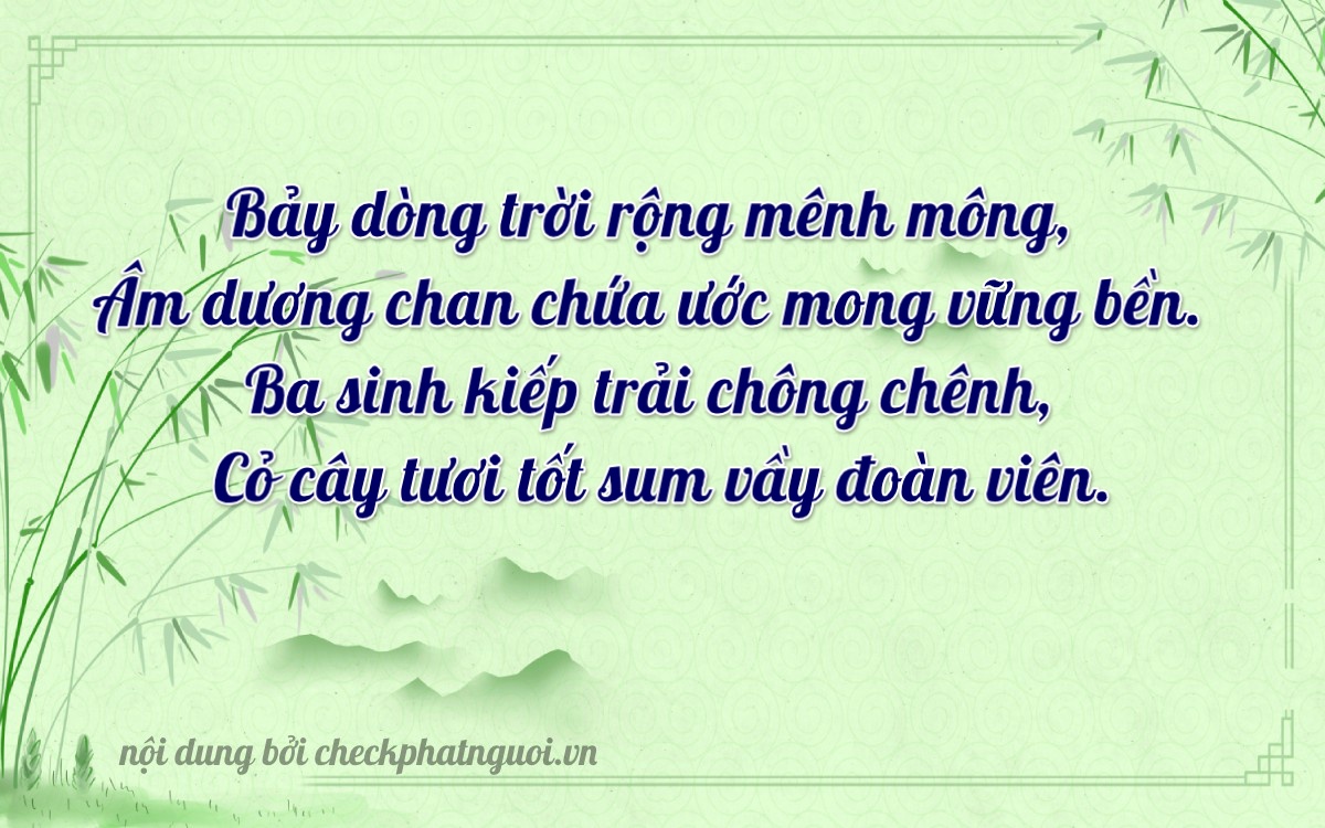 Bài thơ ý nghĩa cho <b>biển số 88A-73065</b> tại website checkphatnguoi.vn