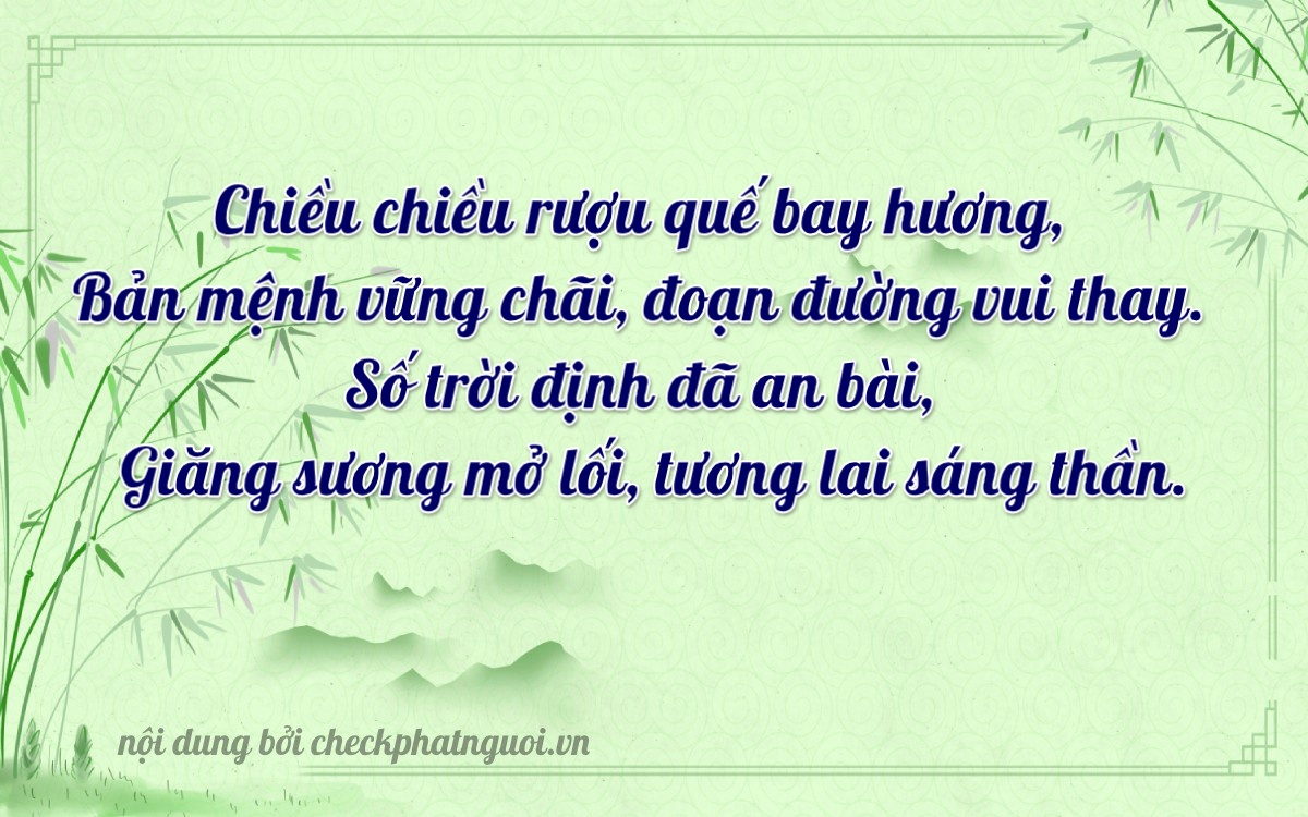 Bài thơ ý nghĩa cho <b>biển số 88A-82592</b> tại website checkphatnguoi.vn