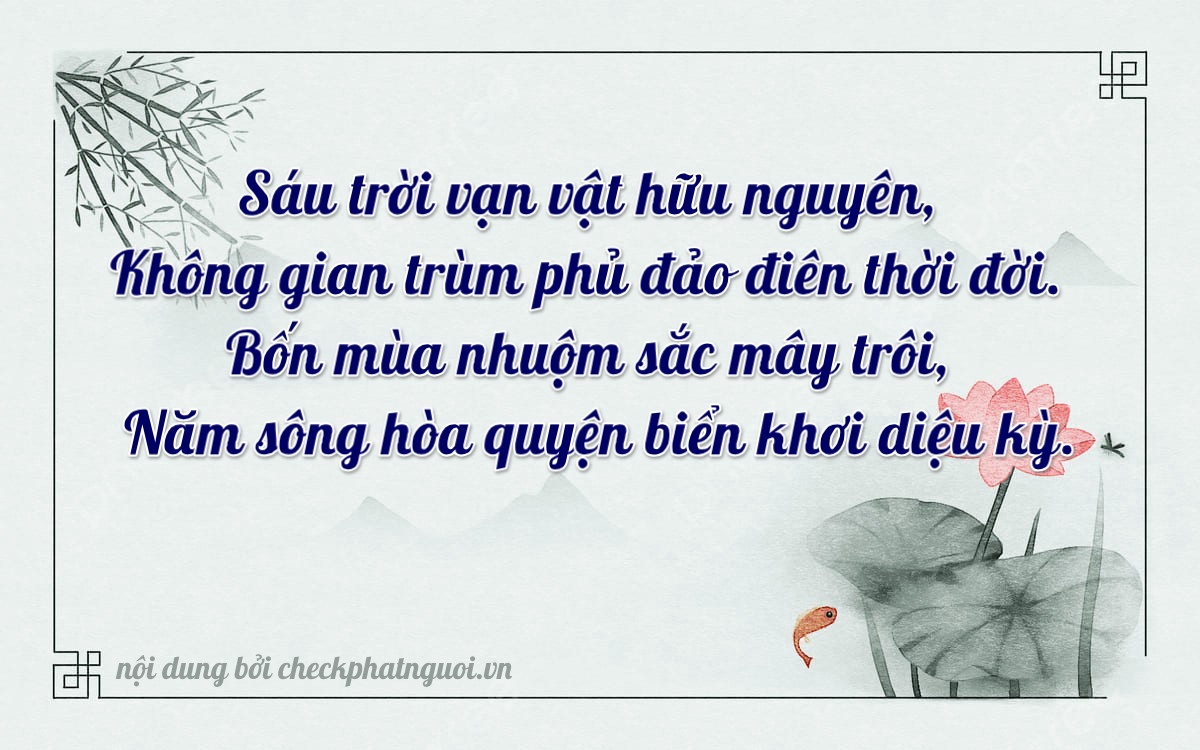 Bài thơ ý nghĩa cho <b>biển số 88AB-60345</b> tại website checkphatnguoi.vn