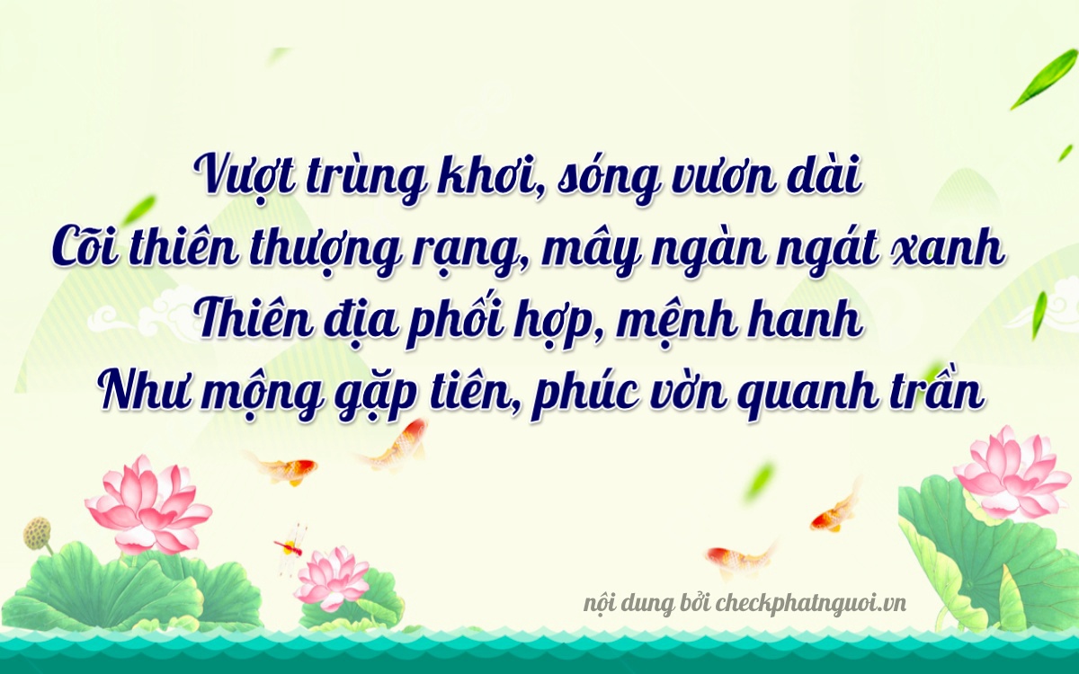 Bài thơ ý nghĩa cho <b>biển số 88AB-70296</b> tại website checkphatnguoi.vn