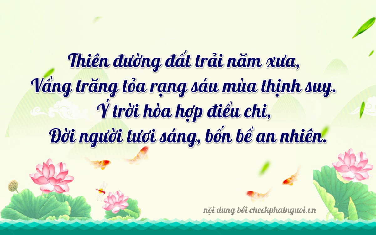 Bài thơ ý nghĩa cho <b>biển số 88AC-01032</b> tại website checkphatnguoi.vn