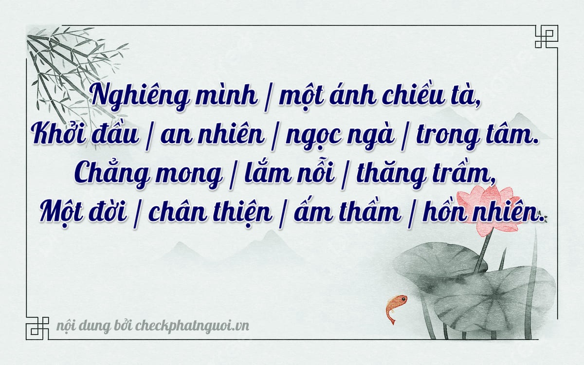 Bài thơ ý nghĩa cho <b>biển số 88AE-00001</b> tại website checkphatnguoi.vn