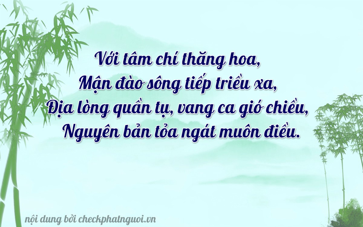 Bài thơ ý nghĩa cho <b>biển số 88AG-04460</b> tại website checkphatnguoi.vn