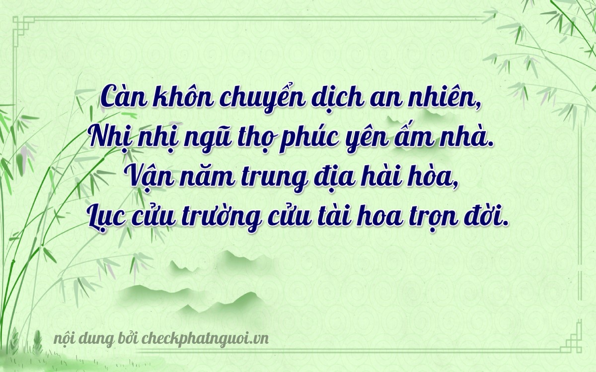 Bài thơ ý nghĩa cho <b>biển số 88AH-02569</b> tại website checkphatnguoi.vn