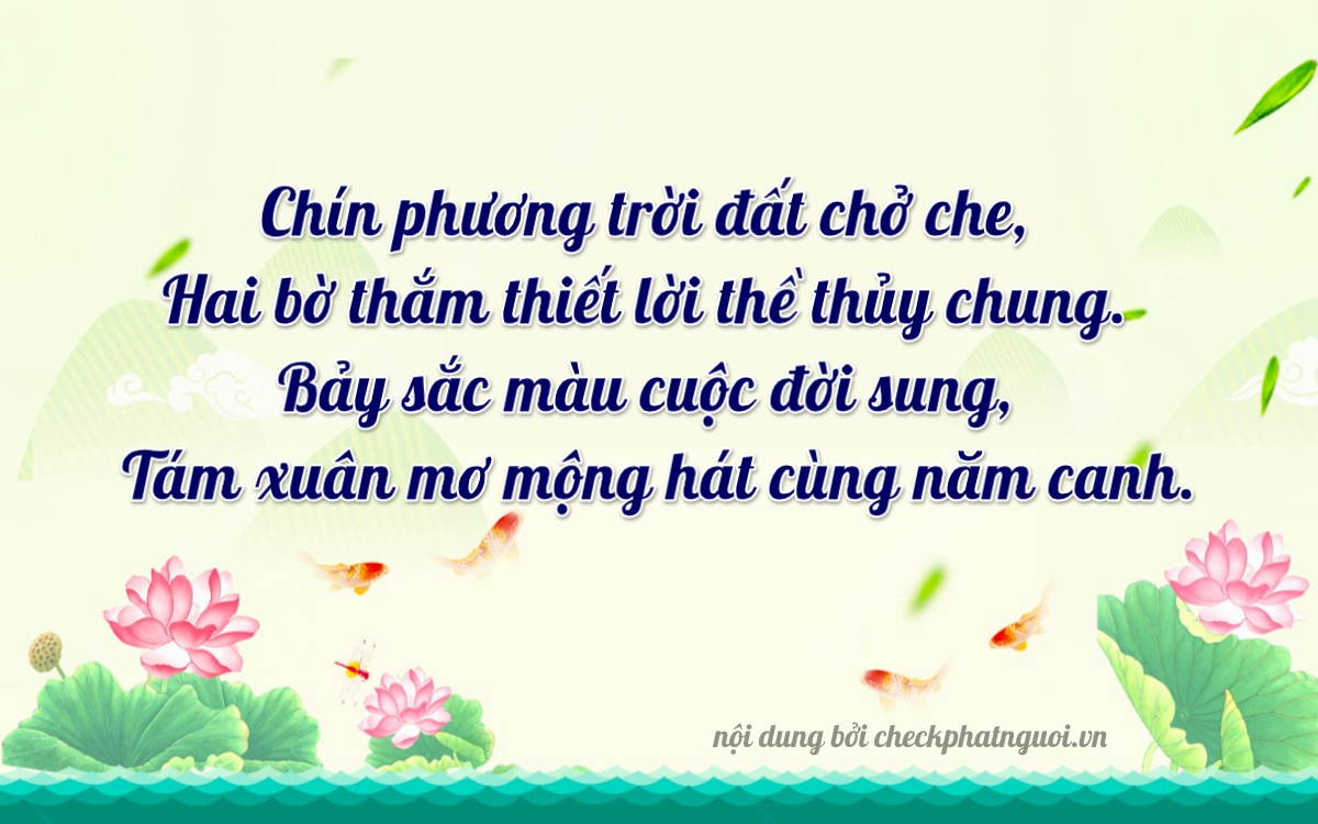 Bài thơ ý nghĩa cho <b>biển số 88AK-92789</b> tại website checkphatnguoi.vn