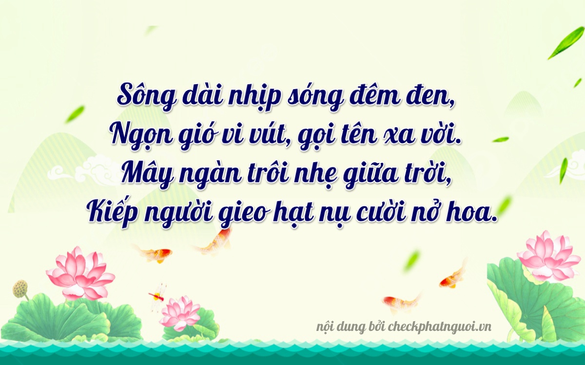 Bài thơ ý nghĩa cho <b>biển số 88C1-32655</b> tại website checkphatnguoi.vn