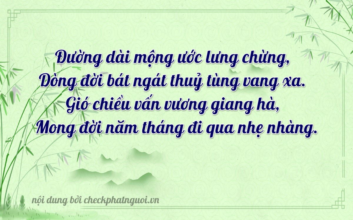 Bài thơ ý nghĩa cho <b>biển số 88C1-40475</b> tại website checkphatnguoi.vn