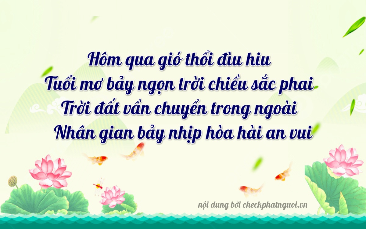 Bài thơ ý nghĩa cho <b>biển số 88C-21707</b> tại website checkphatnguoi.vn