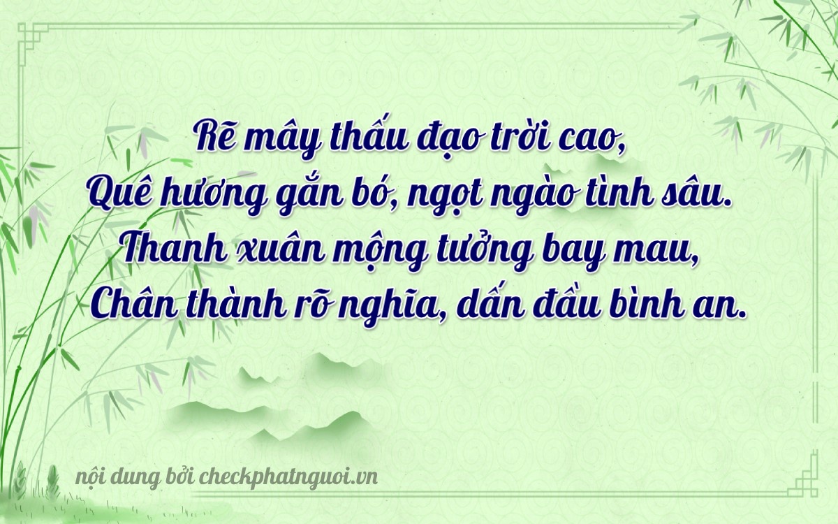 Bài thơ ý nghĩa cho <b>biển số 88C-22748</b> tại website checkphatnguoi.vn