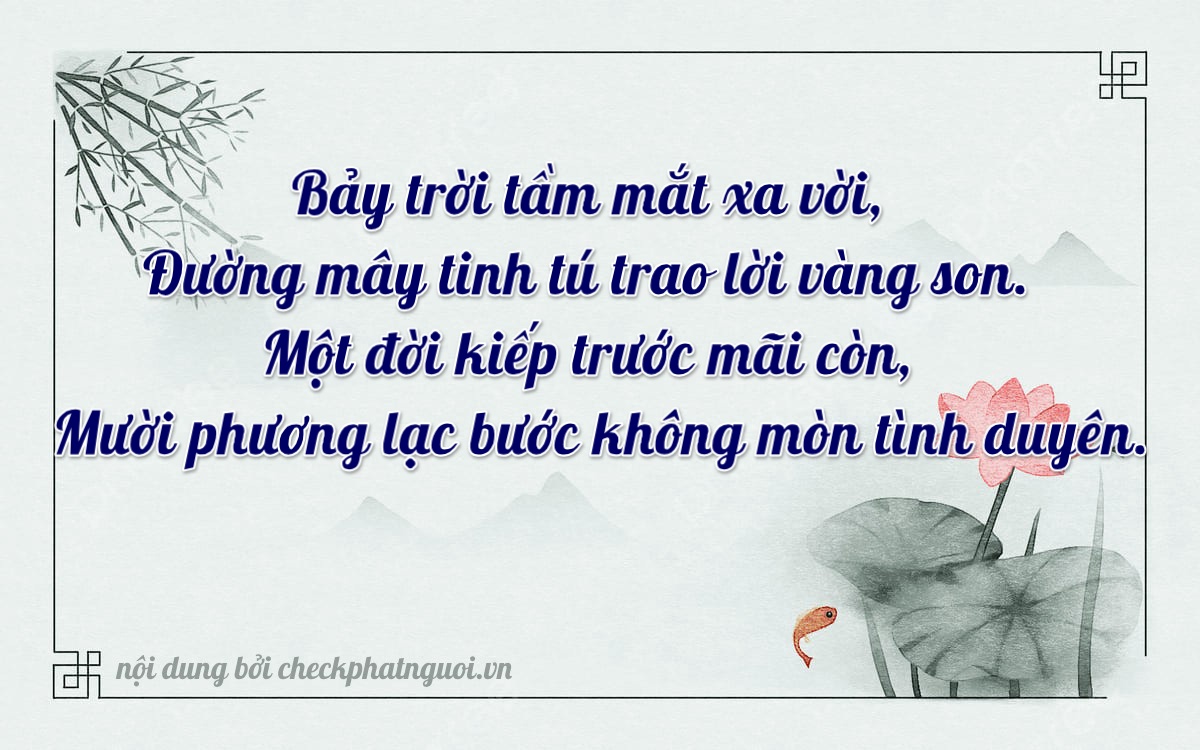 Bài thơ ý nghĩa cho <b>biển số 88D1-27118</b> tại website checkphatnguoi.vn